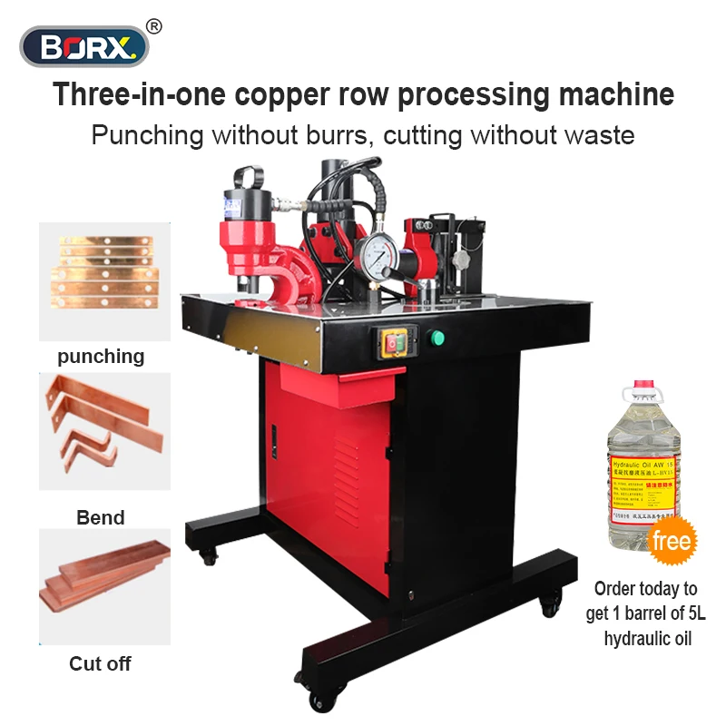 Multi-function flat copper steel bending machine Five in one busbar processing with