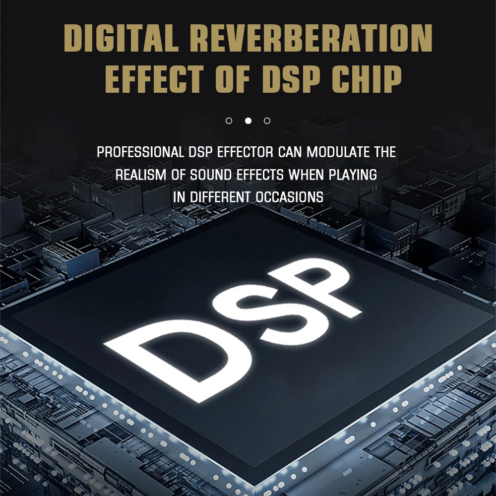 ST-4M Professional 4 Channel Sound Audio Console Mixer DSP Effector Stage Controller Audio Mixer