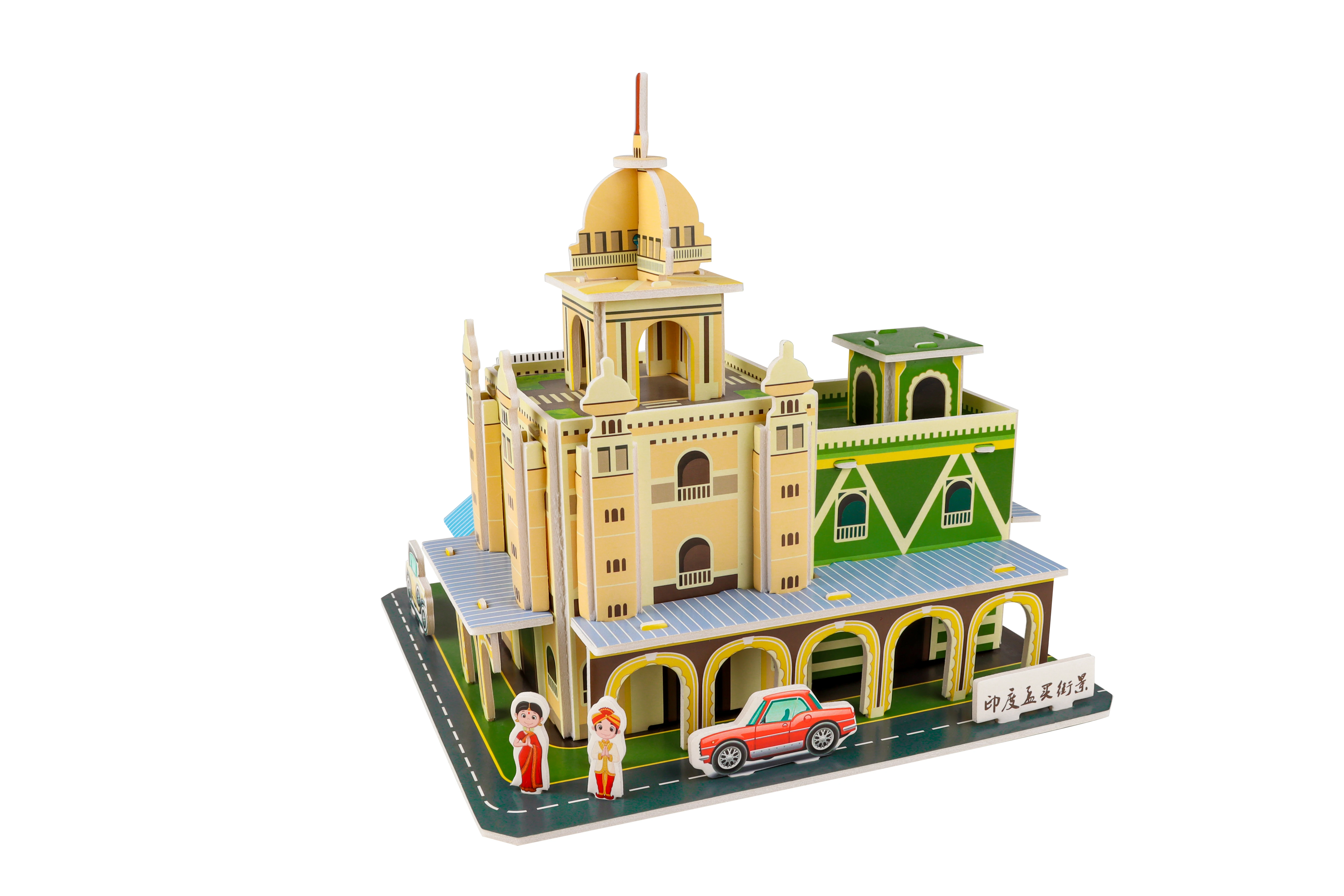 Cheap DIY 3D Asia Japanese / India/ Malaysia/ Thailand Souvenir Gifts Puzzle Toys For Kids