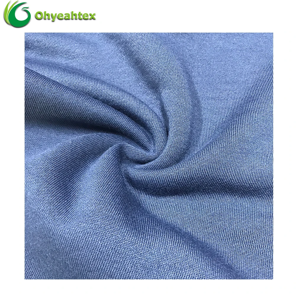 OEKO TEX 100 High Quality Recycled Polyester Cotton Fleece Fabric For Garments
