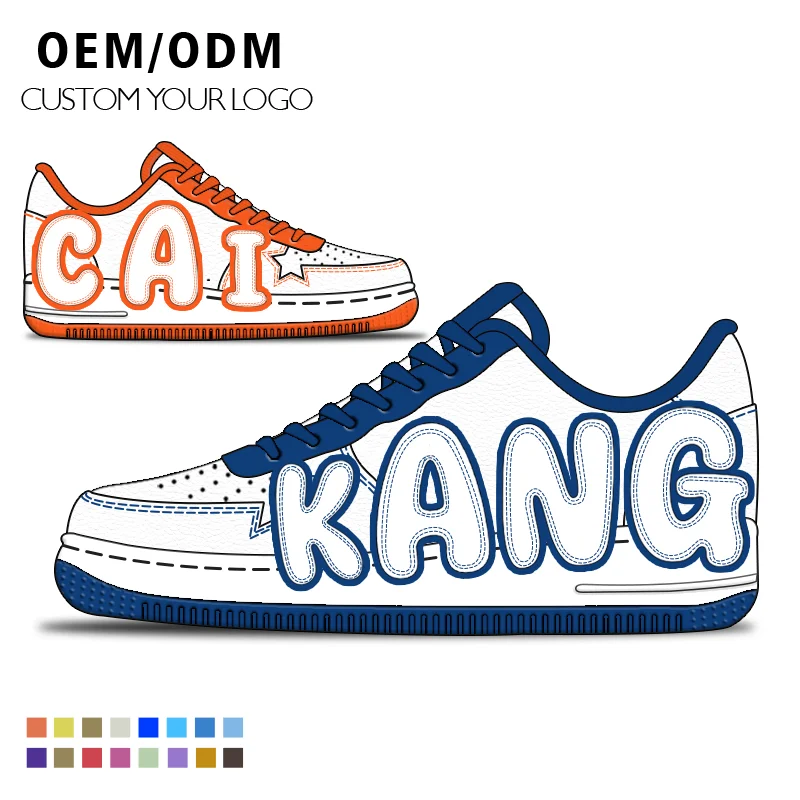 Free Custom Logo Wholesale OEM Comfortable Fashion Casual Women Ladies Running 2024 Man Sneakers Black Sports Shoes