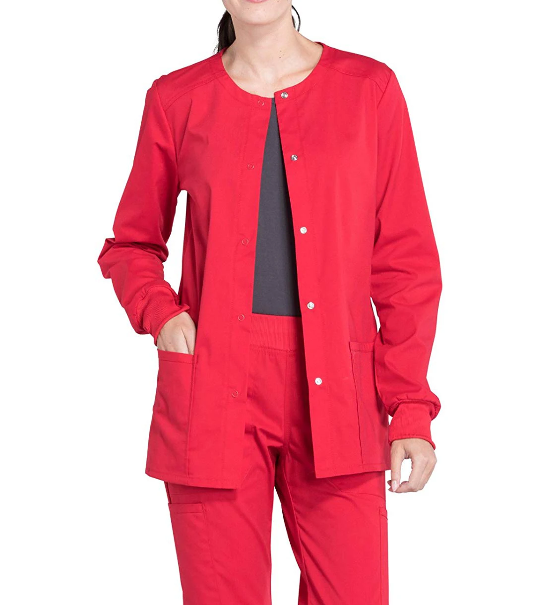 
Quality Assurance Doctor Uniforms Medical Nursing Scrubs Uniform Clinic Scrub Sets Long Sleeve Tops+Pants Uniform 