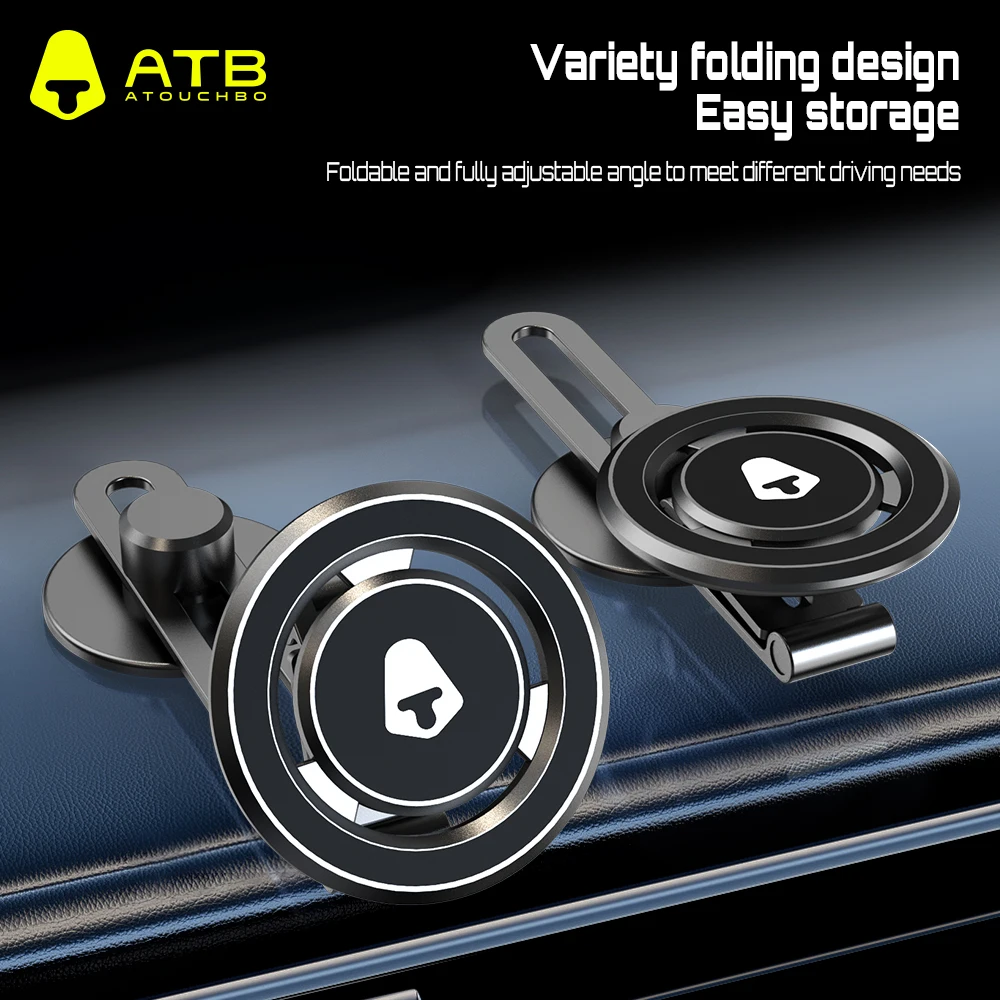 360 Degree Rotation Car Magnetic Phone Mount For Magnetic Magnet Cell Phone Holder For iPhone 15