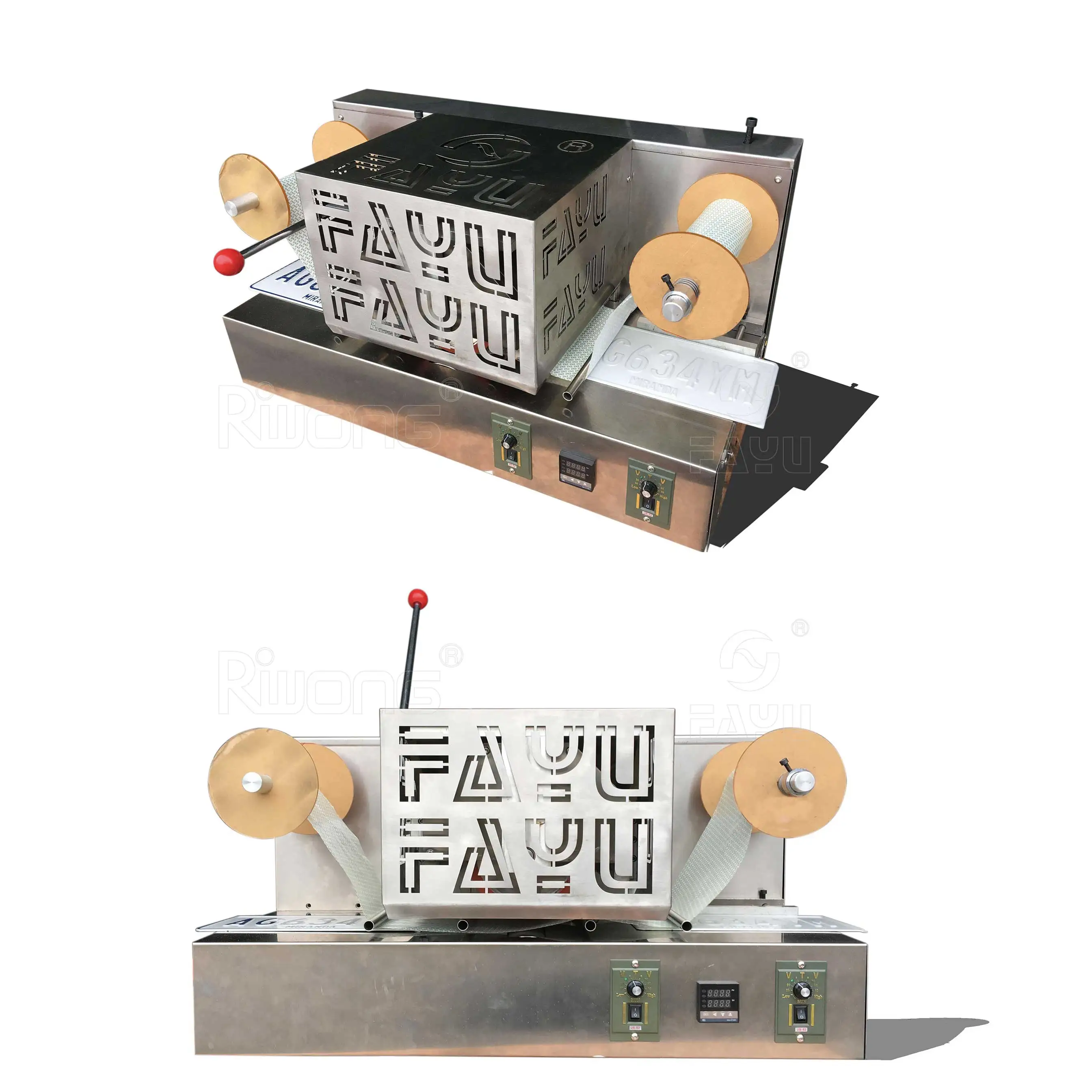 Станок для горячего тиснения номерных знаков, производство автомобильных номерных знаков