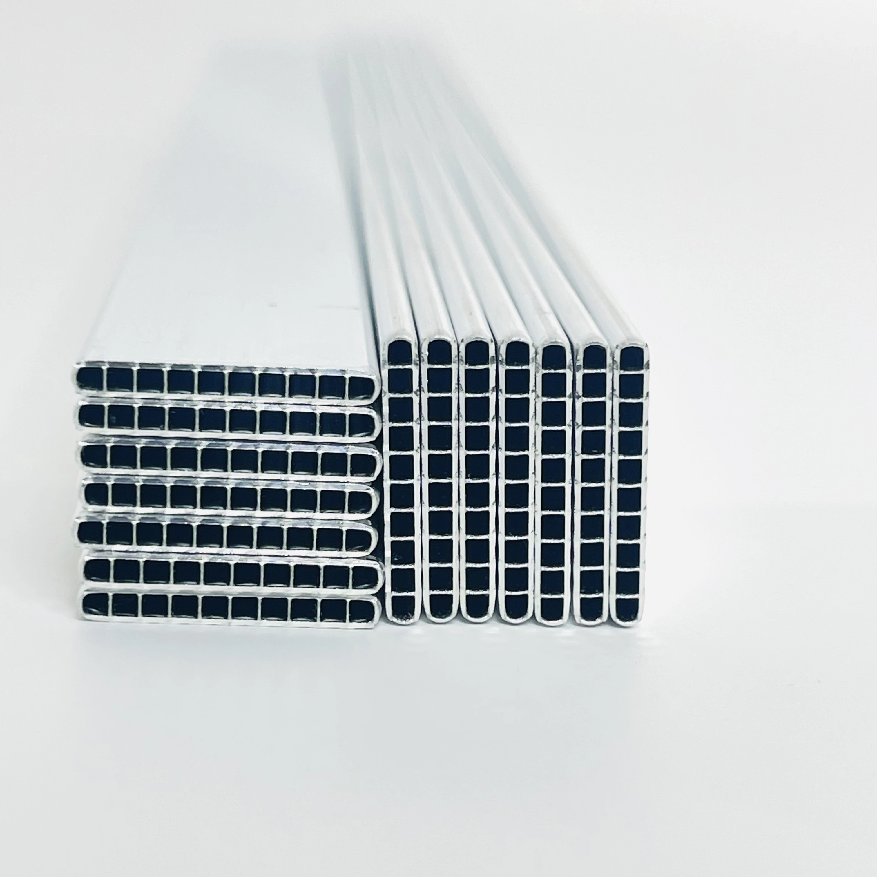 Auto Aluminum Spare Parts Heat Sink High Frequency Welded flat Tube