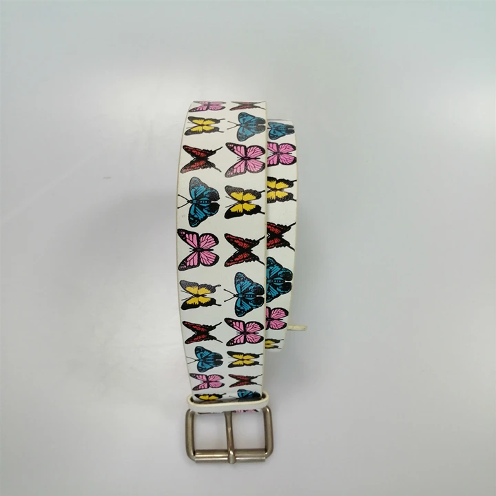 Wholesale Design PU Leather Butterfly Belt For Women Decorative Dres Belt