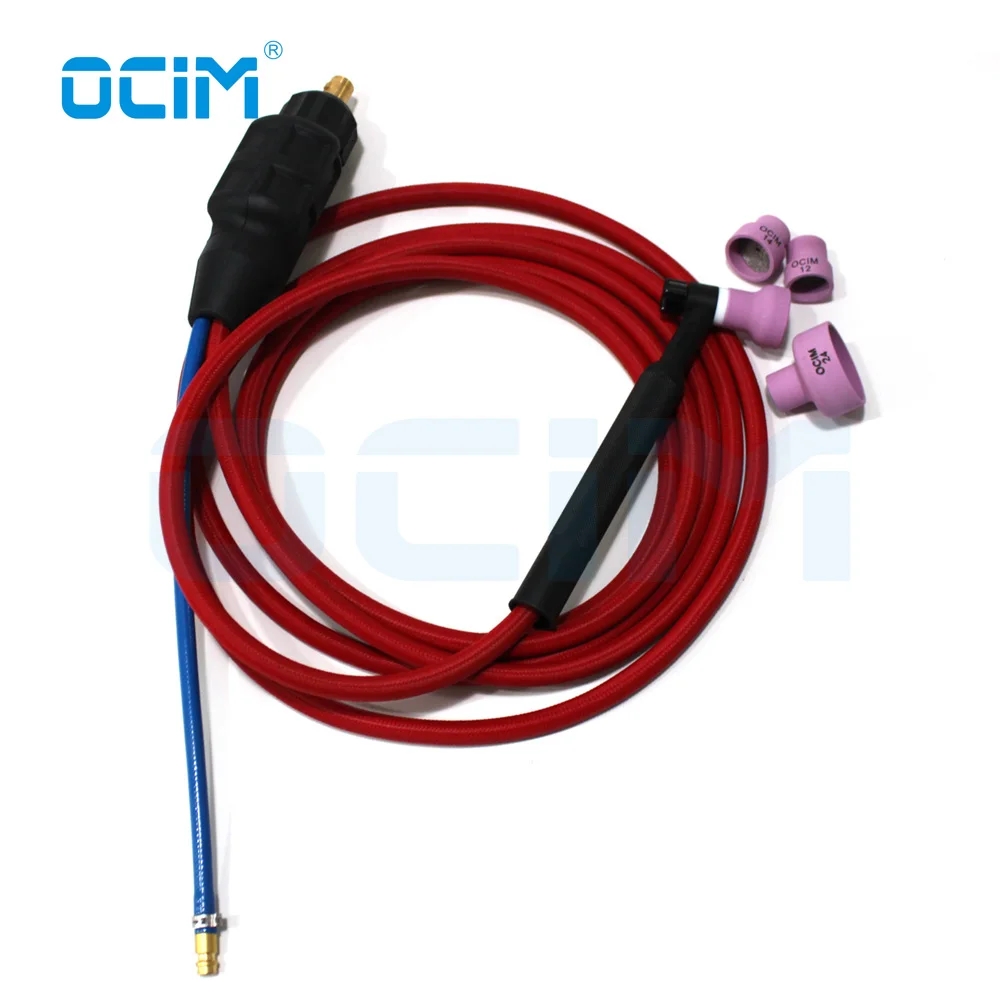 Сварочная горелка wp9 для сварки tig с супермягким кабелем и поворотным коннектором 1/2 дюйма