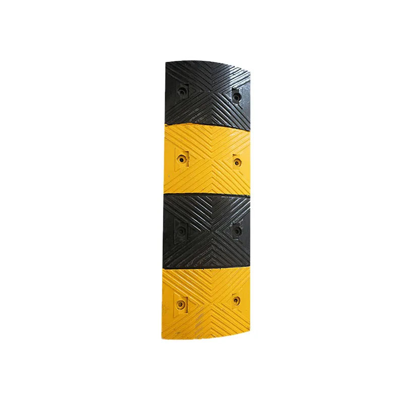  Low Price Traffic Warning Products Road Barrier Rubber Ramp Reflective Speed