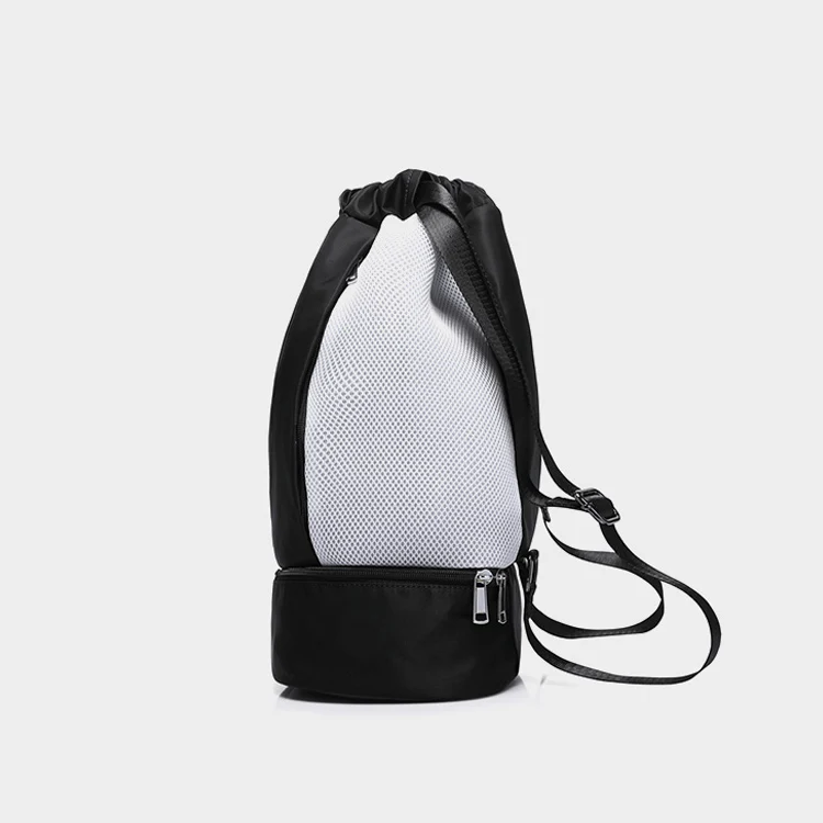 Sport Drawstring Backpack With Shoe Pocket Portable Running Bags For Sport Traveling Hiking Drawstring Backpack Bags