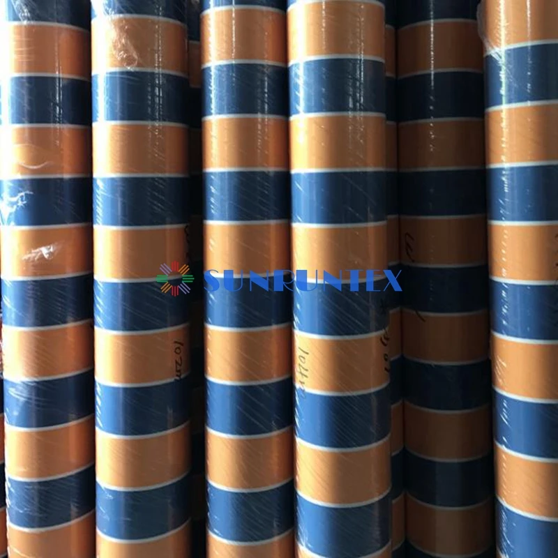 Waterproof 100% polyester dyed awning fabric