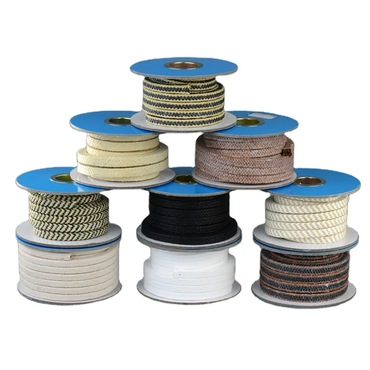 
The factory produces all kinds of products ptfe graphite braided compression gland packing 