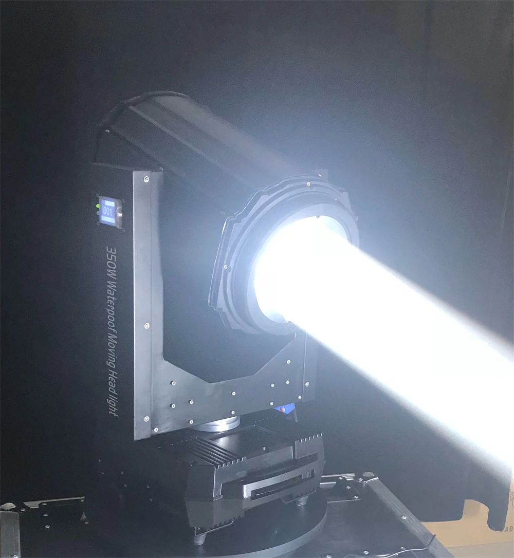 Outdoor Powerful IP65 waterproof 350w 380w sky beam moving head stage search light 380W Super Sharpy Beam Light