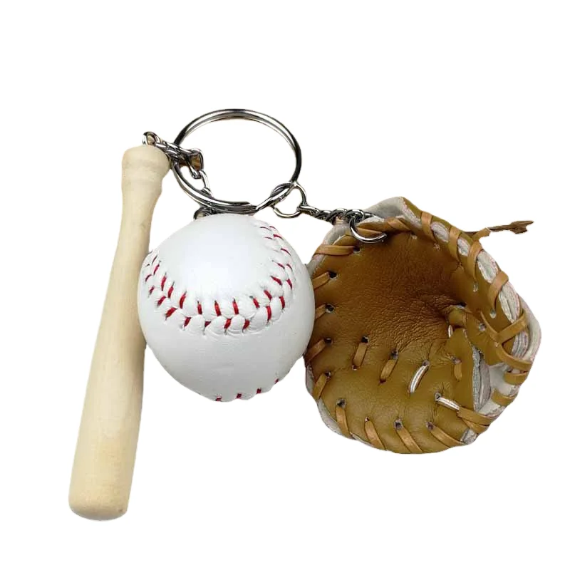 huisen hmade baseball keychain bag hanging fans small gifts sports souvenirs