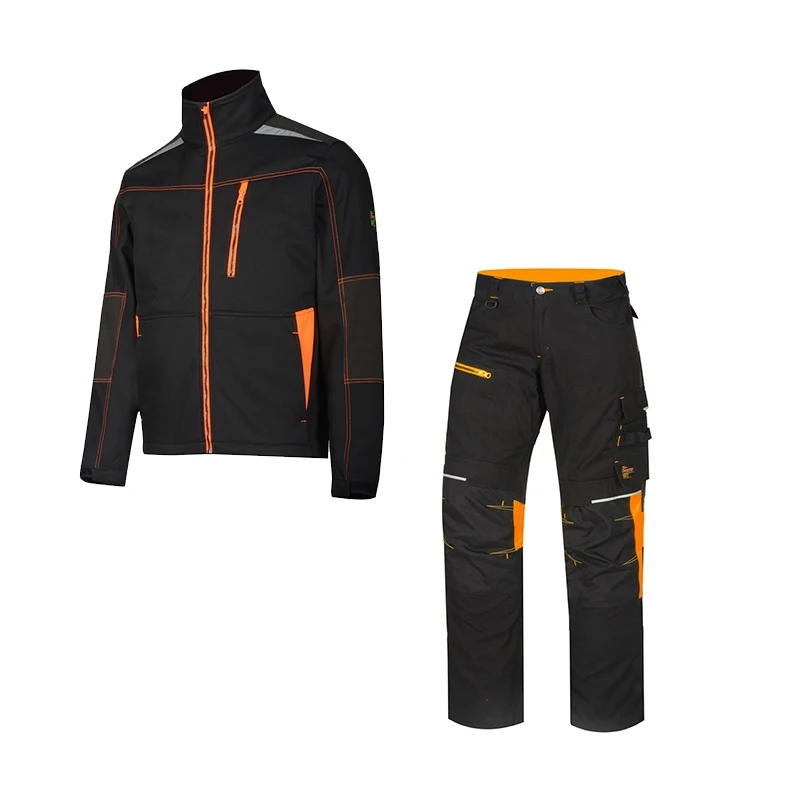 High Quality Workwear Jacket Workwear Custom Jacket Pants Two Piece Set Suit Men Pants Workwear