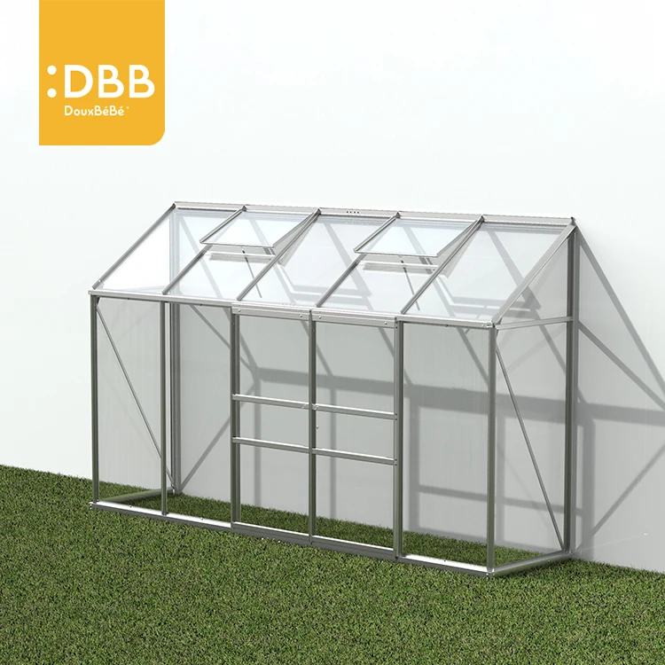 4 Season Greenhouse Manufacturer Aluminium Polycarbonate Hobby Garden Greenhouse Kit Portable Green House