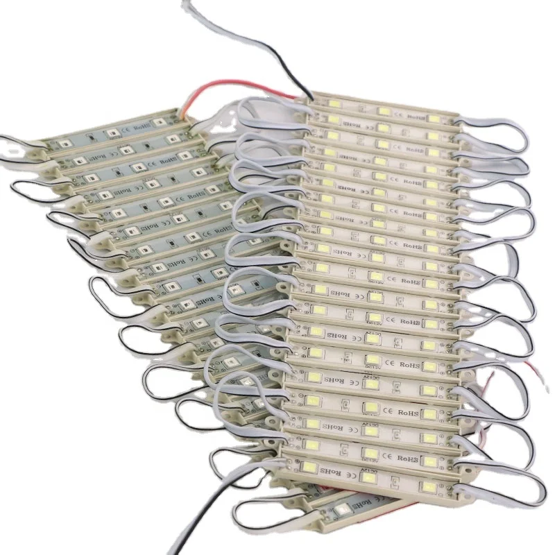 DC 12v high light 3 leds waterproof led modules 3 leds 5730 5630 injection lens module