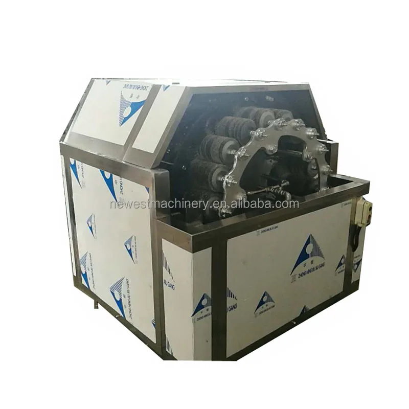 High efficiency Beer Glass Bottle Cleaning Machine Beer Bottle Washer Brush Type Bottle Label Remover