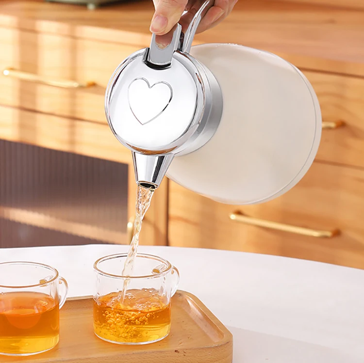 Korean Style 1.2L 1.8L Stainless Steel 304 Insulated Hot Water Coffee Tea Pots & Kettles Vacuum Flasks Thermoses Jug Pot