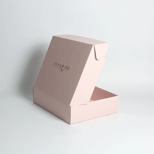 Custom Biodegradable Clothing Fold Corrugated Kraft Paper Box Cardboard Mailer Custom Shipping Boxes With Logo Packaging