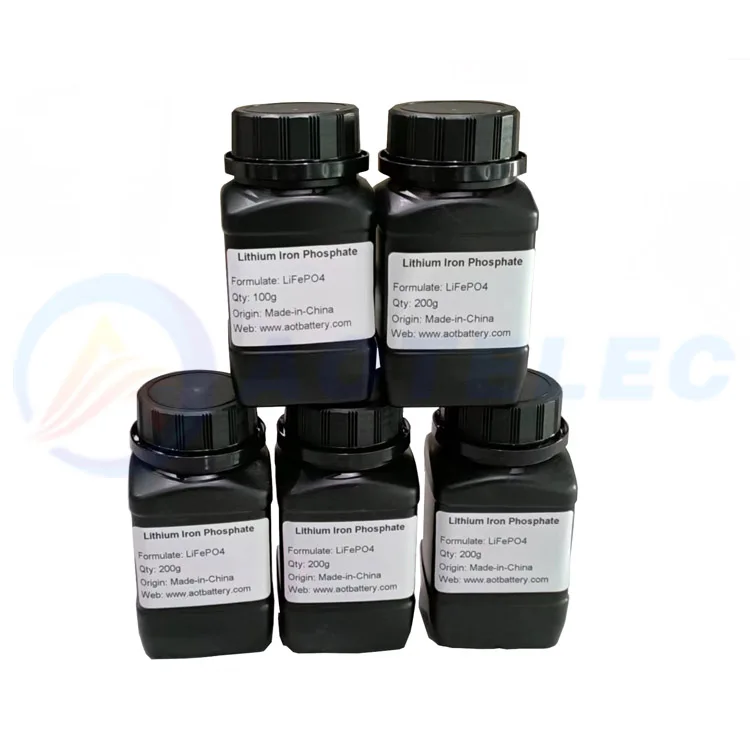 AOTELEC Lithium Battery Cathode Material LFP Powder LiFePO4 Powder for Sale