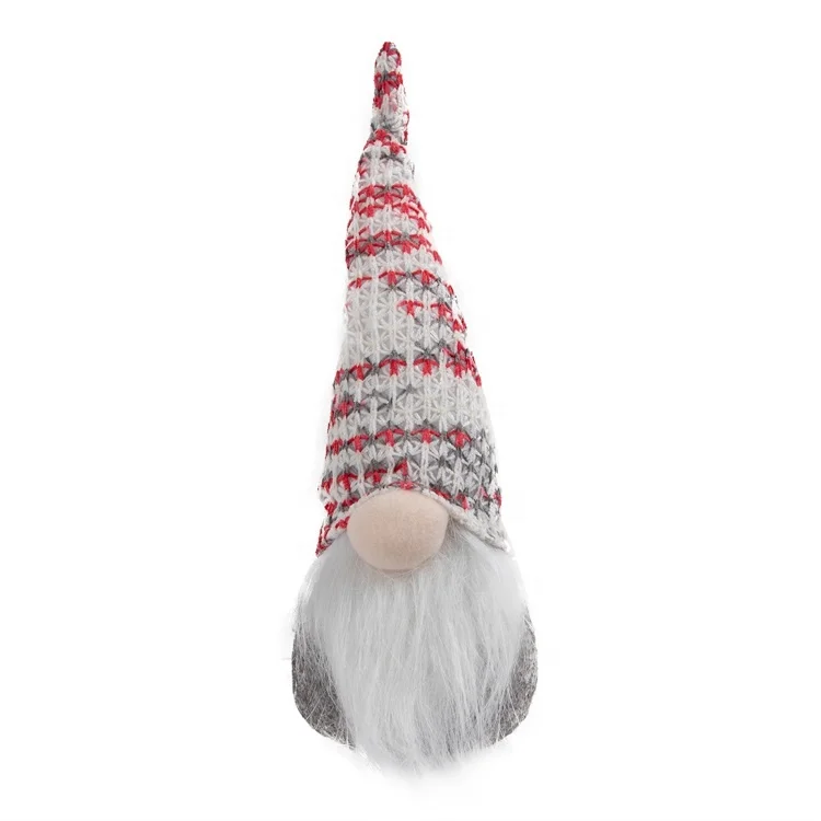 12 inch beard nordic tomte scandinavian santa swedish plush christmas gnome for holiday table ornament decoration