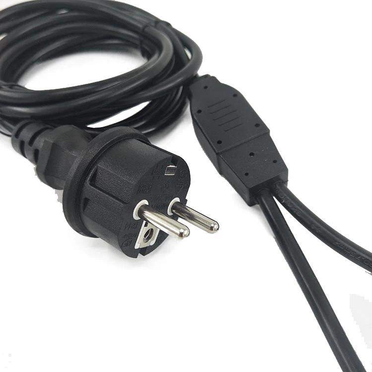
Nema 5 15P 3Pin Waterproof PC Electric Cable PVC Insulated European EU AC Power Cord 