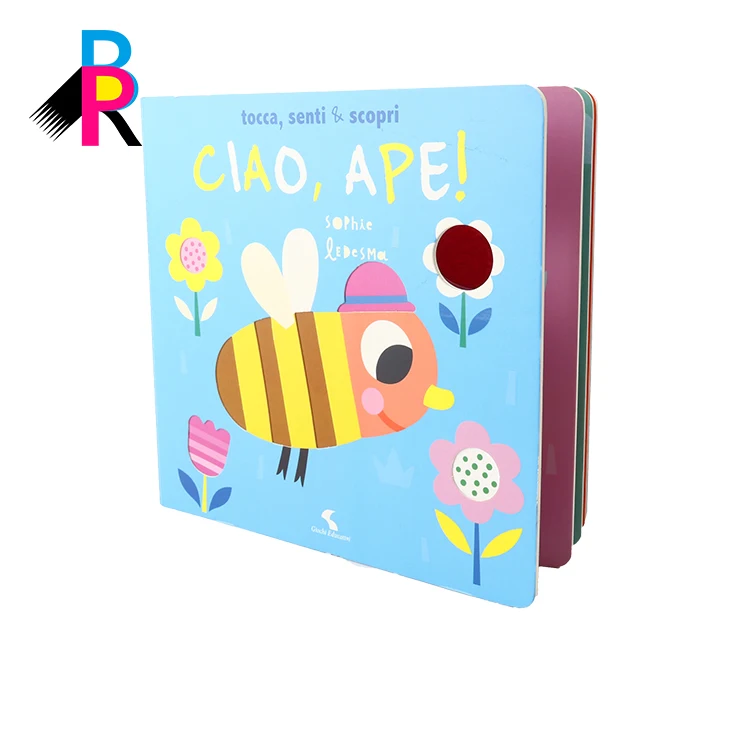 Free Sample Recycled Paper Customized Coloring Baby Book Children Board Book Printers