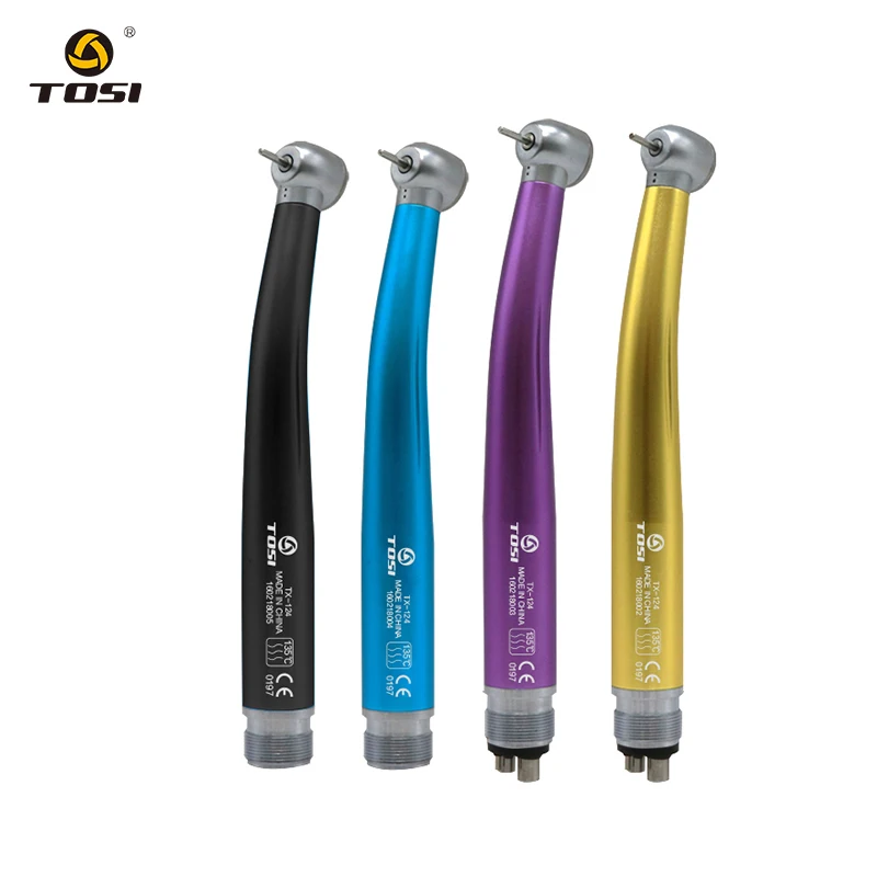 TOSI 2023 красочная Кнопка 2/4 отверстий мотор Высокоскоростной стоматологический наконечник стоматологические инструменты