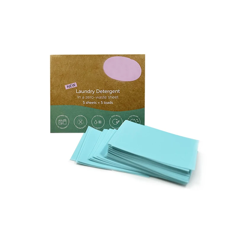 Customized reliable safe plant based laundry soap sheets concentrated quickly dissolving laundry detergent sheets