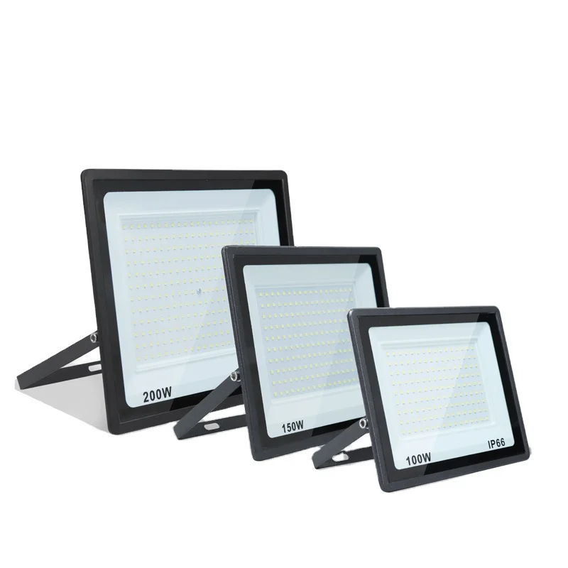 KEOU Good Price Floodlight Led Flood Light Cob IP66 10W 20W 30W 50W 100W 150W 300W 200W Aluminum OEM ODM 80 Black Color -40 - 50