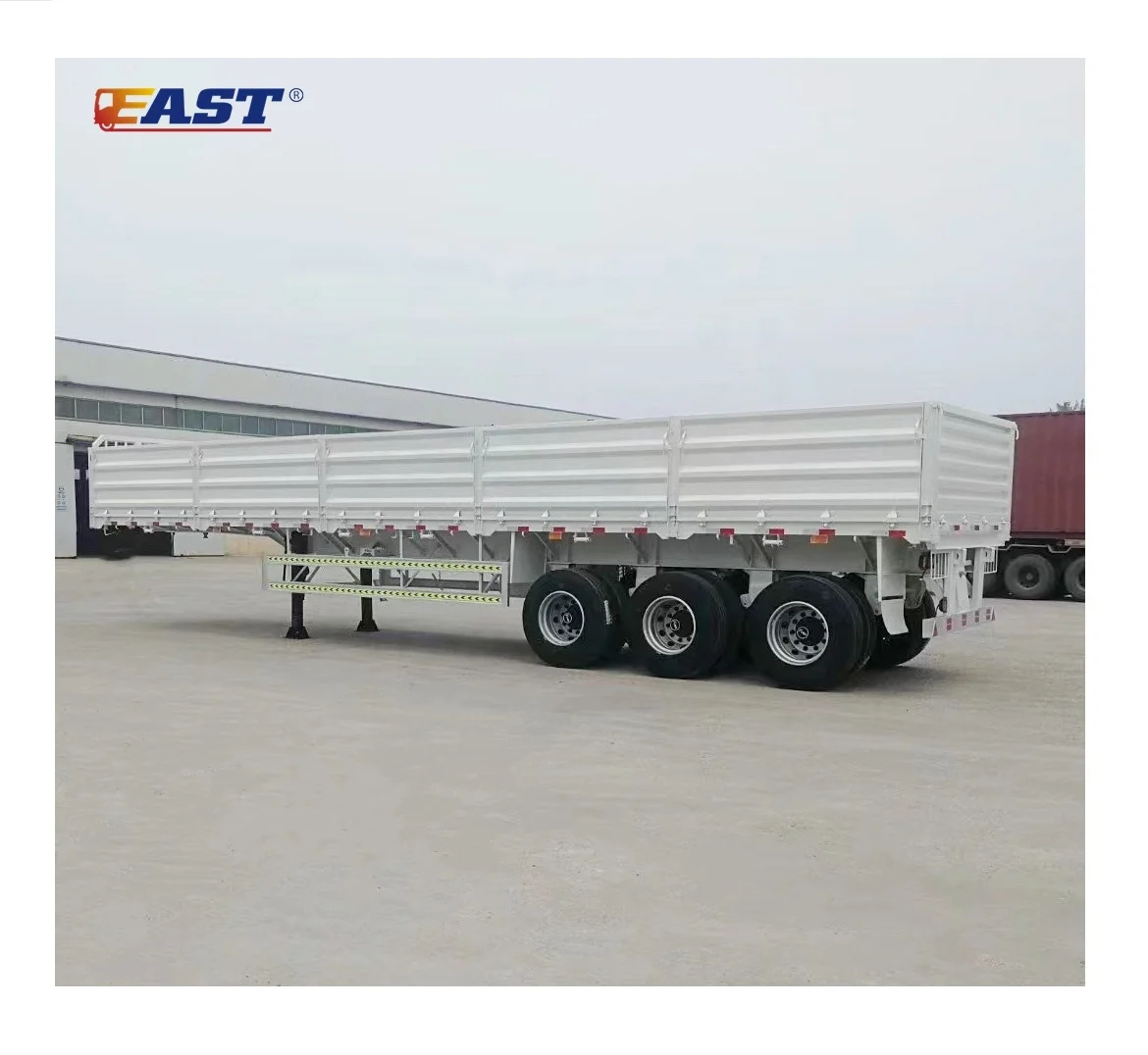 EAST Bulk corn coffee beans wheat transport trailer Side wall semi-trailer for transporting grain