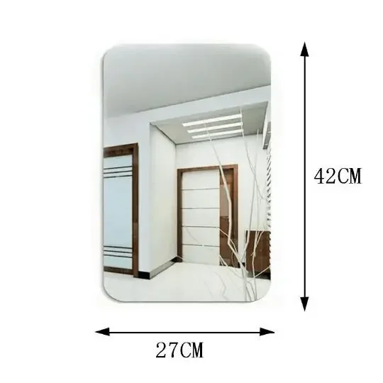 High Quality New Self Adhesive Non Glass Oem Custom Shape And Size Acrylic Wall Mirror Stickers Or Decoration