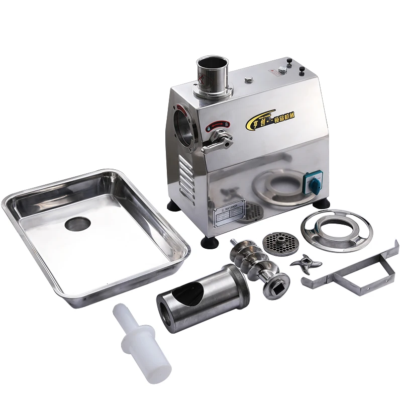 TK-12 stainless steel electric large capacity high meat grinder electric meat grinder sausage production meat mincer