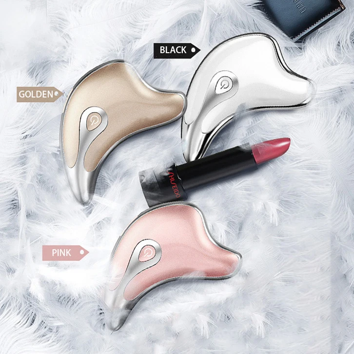 Vibrating Gua Sha Scraping Massage Tool Ultra Smooth Edge Micro current scraping plate Electric Guasha board