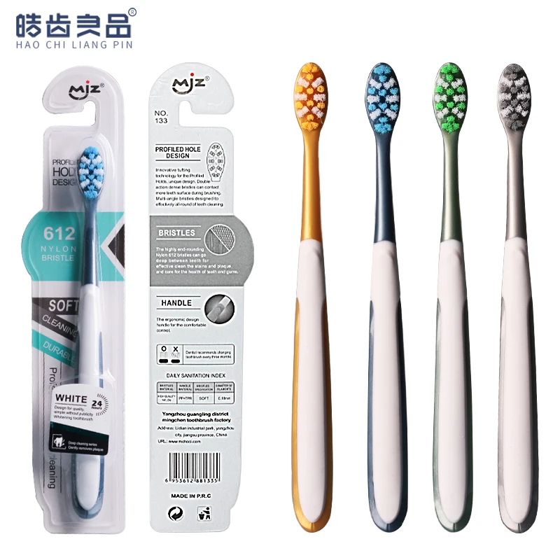 Wholesale OEM Hard Bristle Stain Remover Toothbrush