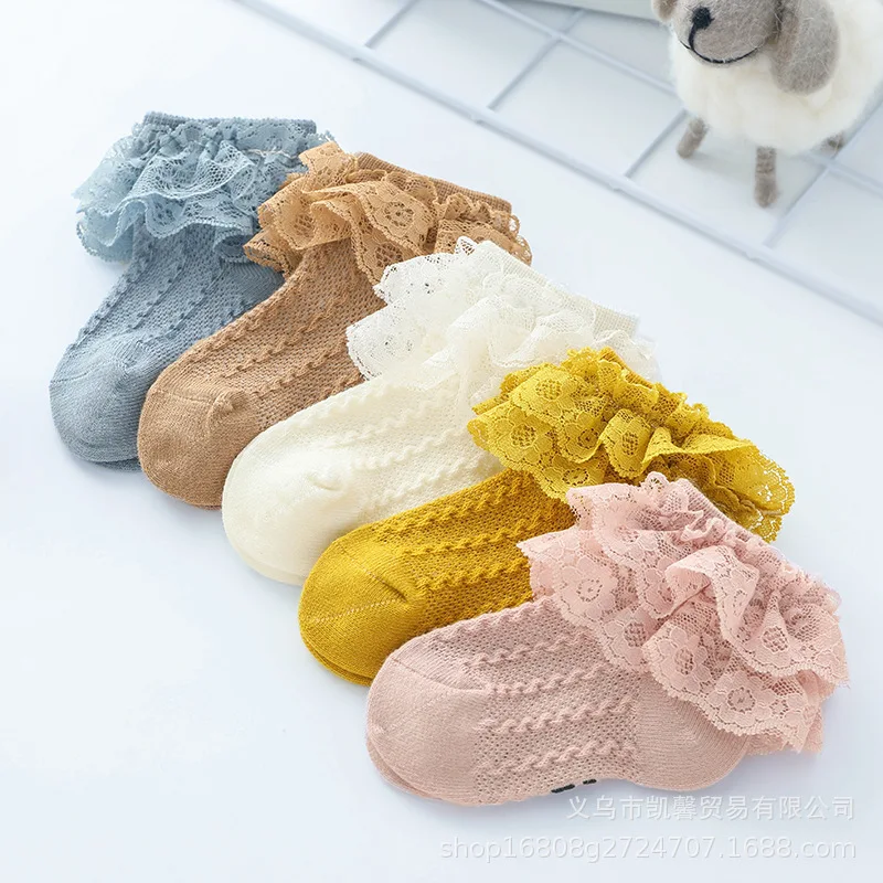 beautiful Korean baby cotton socks dance socks