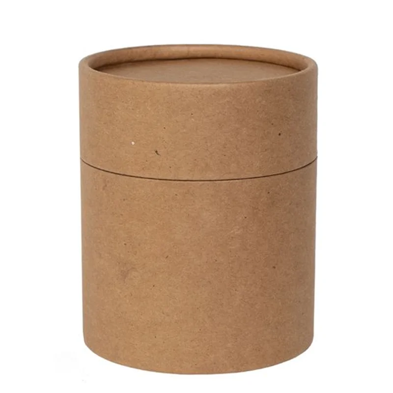 Eco Beauty Paper Jar 100% Biodegradable Round Kraft Paper Tube Cylinder Packaging Box