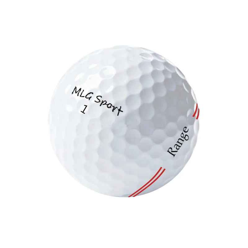 Custom Logo Personalized Printed Bulk Driving Range 2 Layer Practice Training Golfball Balles Pelotas Bola Ball de Golf Balls