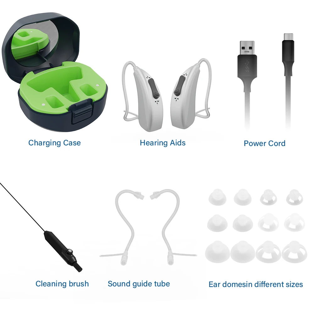 Soroya Ear Audio Service Deaf-Aid Manufacturing BTE Rechargeable Digital Hearing Aids