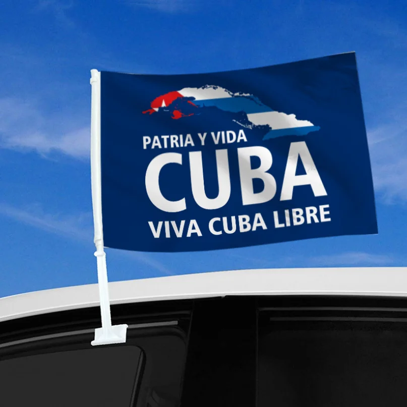 certificate polyester car flag customized car flags