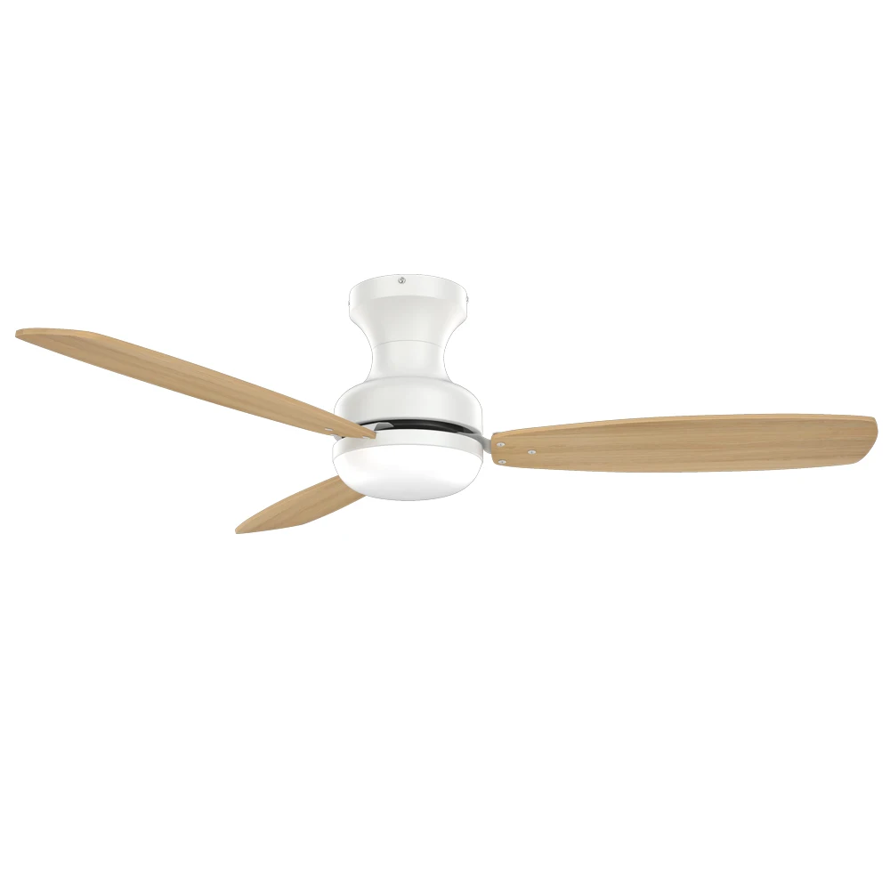 Hotel Luxury Ceiling Fan Lamp 44 Inch 3 Blade Smart Ceiling Fan Control And Light Dimmer Switch