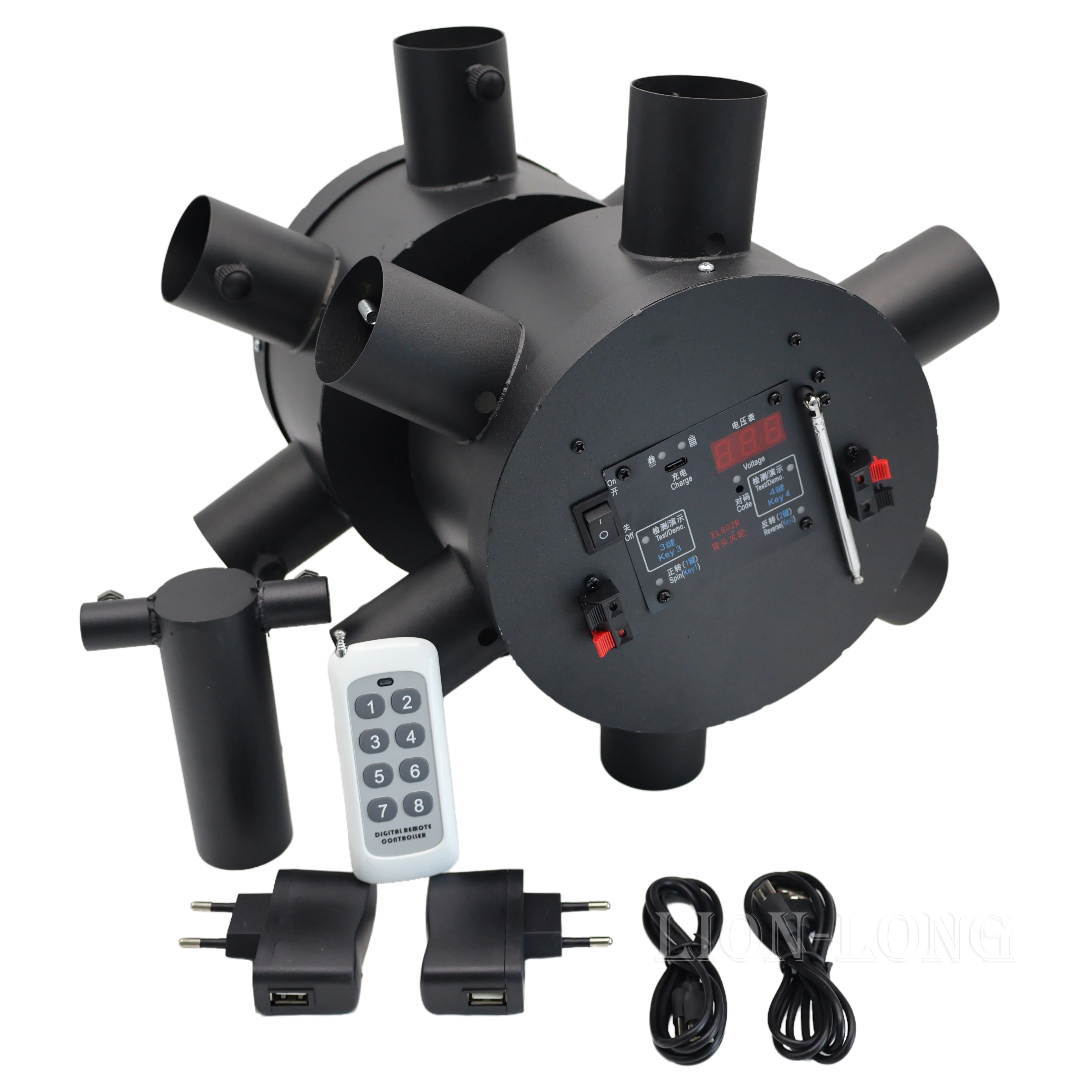 Cold Spark Machine, Pyro Remote Wireless Control Magic Wheel for Wedding Party Fireworks