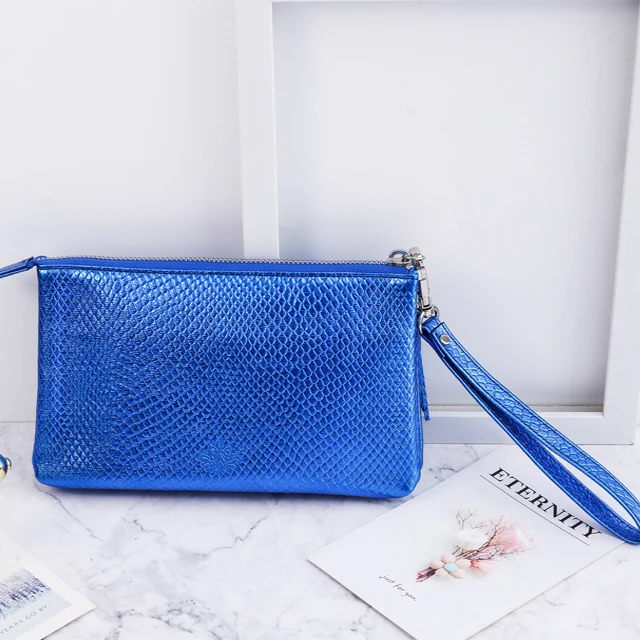 manufacturer plain key chain korean cellphone zipper long wallet women ladies purse