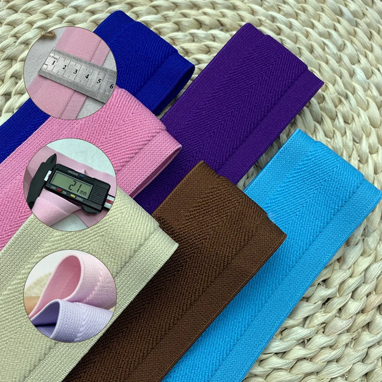 Technology Wholesale Price Adjustable 45mm Herringbone Elastic Band For Underwear Sportswear