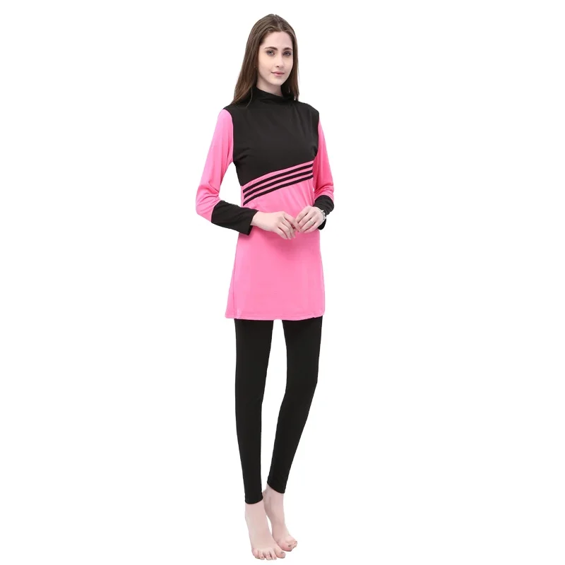 Plus Size Adult Arab Swim Wear Beachwear Muslim Swimwear Muslim Women Girls Ladies SwimDress and Legging Pant Swimsuits