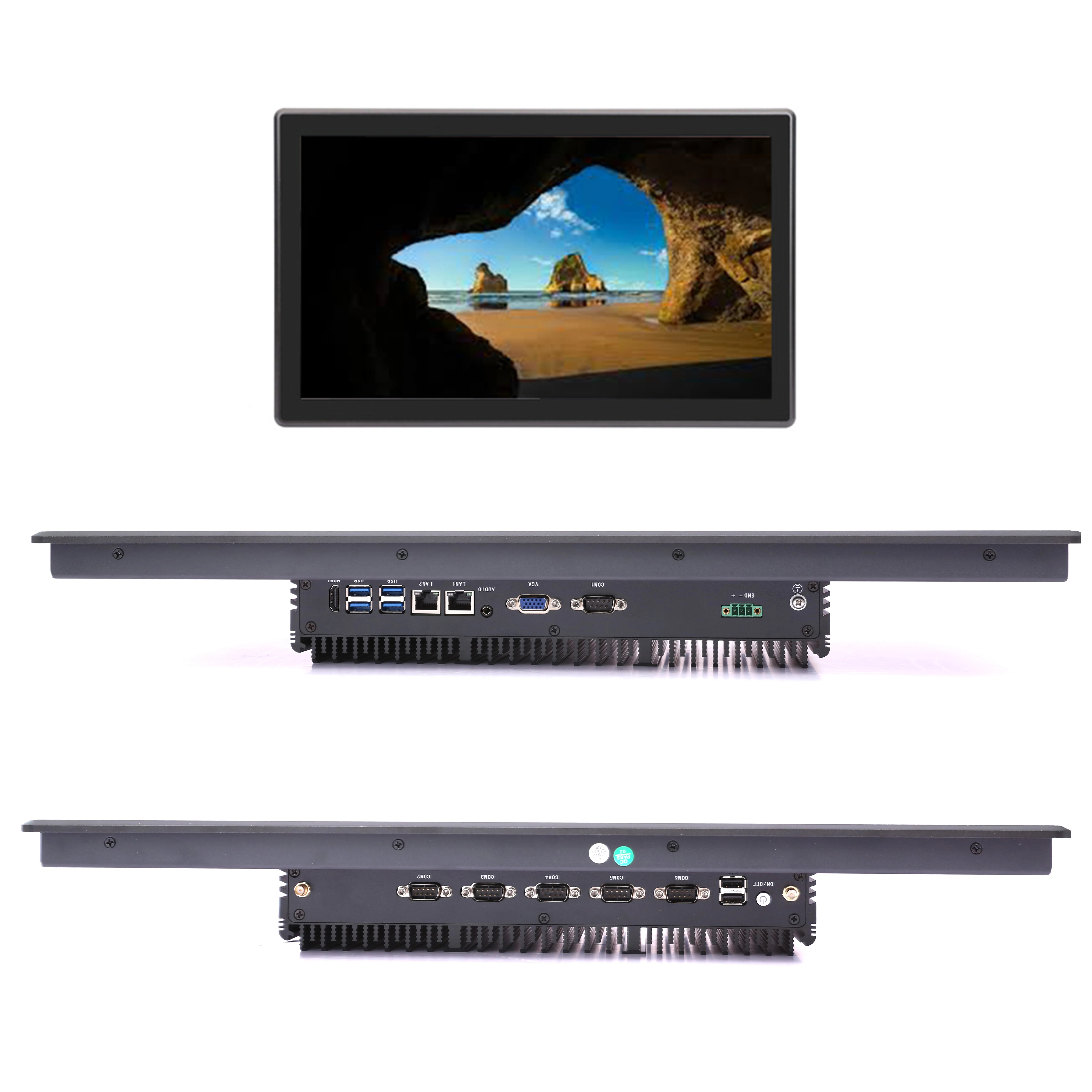 Factory Wholesale 21.5 Inch  Industrial Touch Screen PC Inter 10th Gen Win10 Linux System Economy Industrial Panel PC