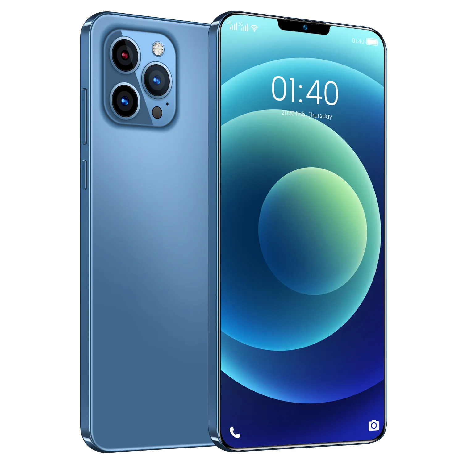 Смартфон i12 Pro Max + 6 7 дюйма 12 512 ГБ Android 10 ядер 5G LET phone 3 камера распознавание лица разблокированный мобильный
