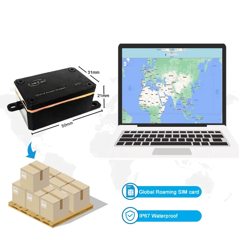 ILinkCon Ip67 Nano Gps-трекер для глобального актива