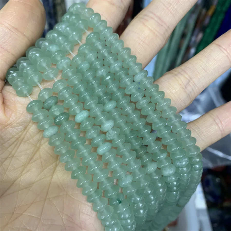 3*6mm Rondelle Stone Beads Natural Gemstone Spacer Diy Necklace Loose Abacus Natural Heishi Stone Beads