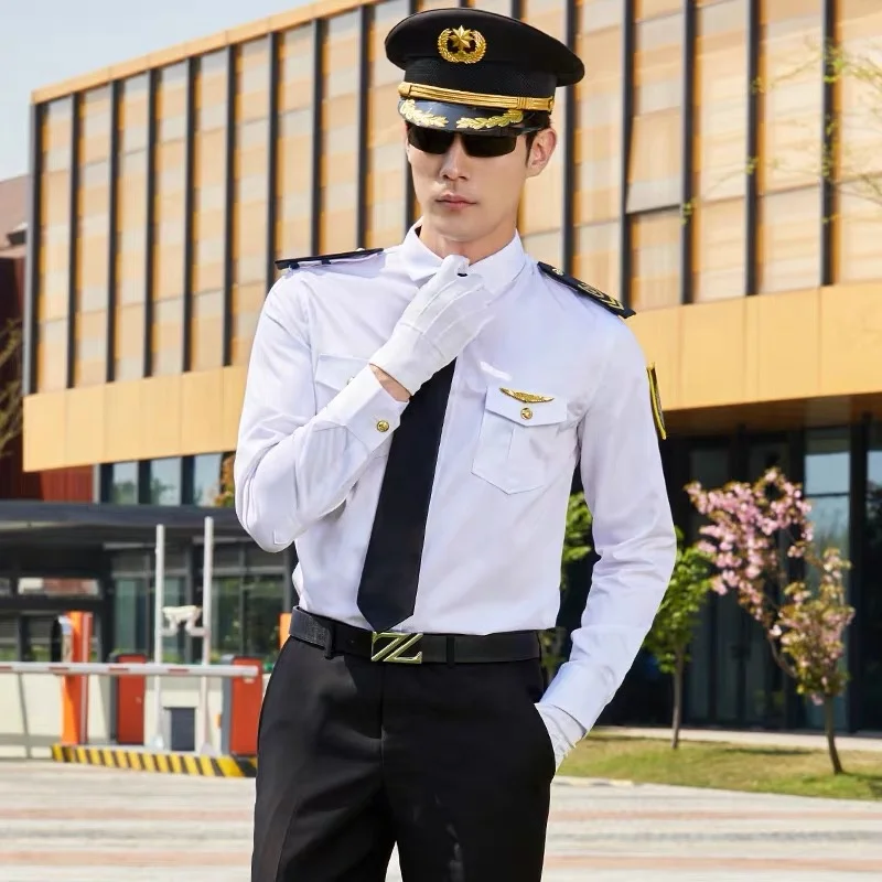 
Polyester / Cotton Material and Guard Use Epaulettes Security Guard Uniforms 